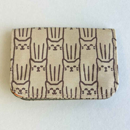 Cotton Card Holder - Cat Prints - Malia Designs