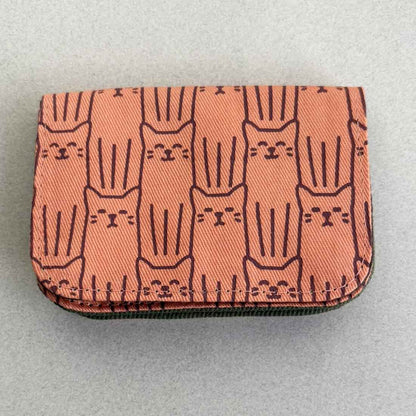 Cotton Card Holder - Cat Prints - Malia Designs