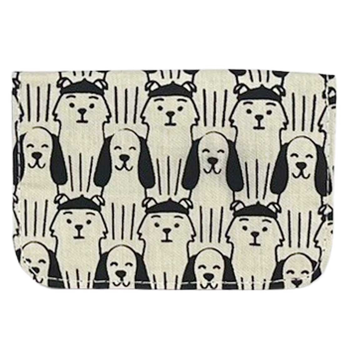 Cotton Card Holder - Dog Prints - Malia Designs