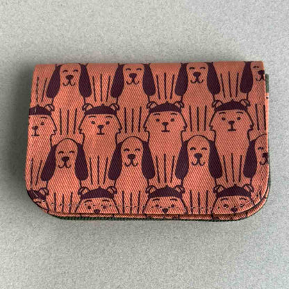 Cotton Card Holder - Dog Prints - Malia Designs
