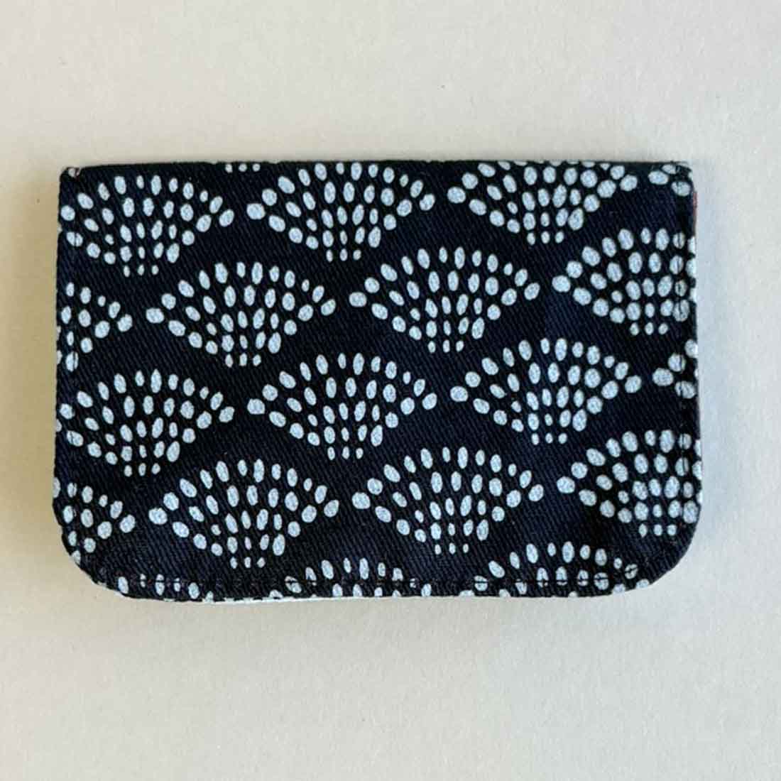 Cotton Card Holder - Dots Print - Malia Designs