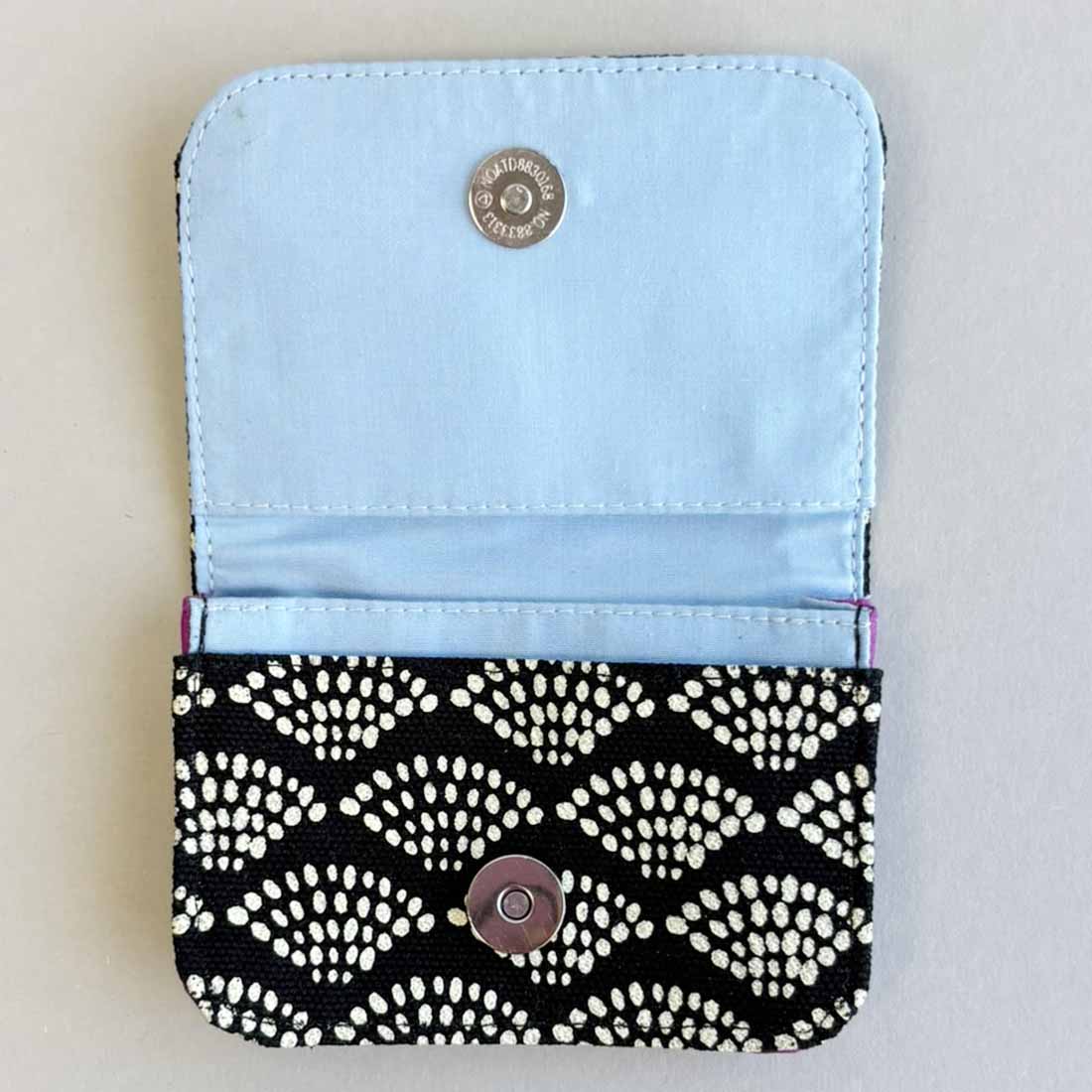 Cotton Card Holder - Dots Print - Malia Designs