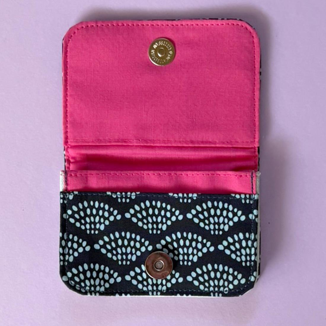 Cotton Card Holder - Dots Print - Malia Designs