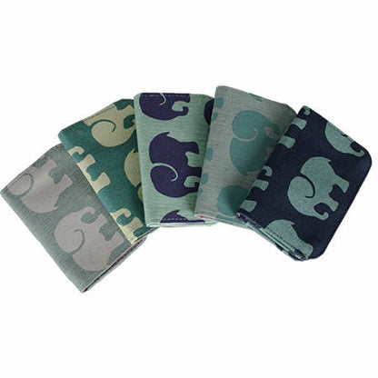 Cotton Card Holder-Elephant Prints - Malia Designs