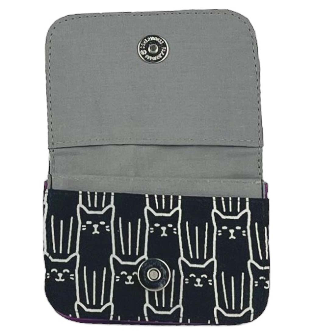 Cotton Card Holder - New Cat Prints - Malia Designs