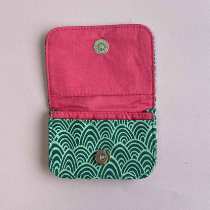Cotton Card Holder - Retro Geo Prints - Malia Designs