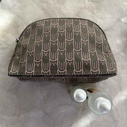 Cotton Cosmetic Case - Cat Prints - Malia Designs