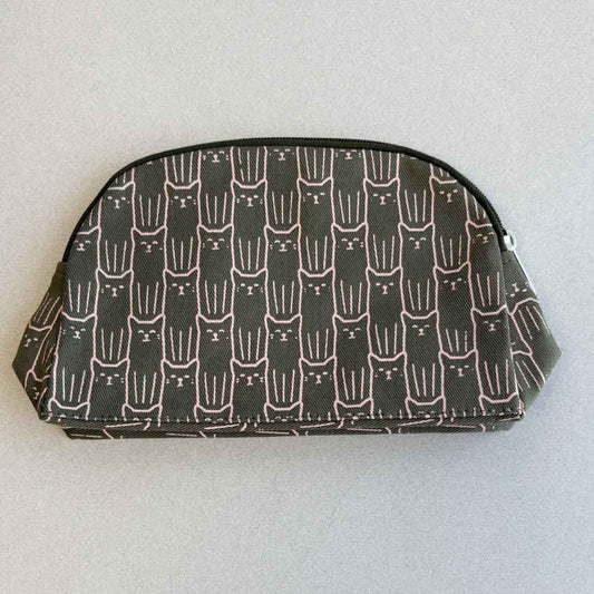 Cotton Cosmetic Case - Cat Prints - Malia Designs