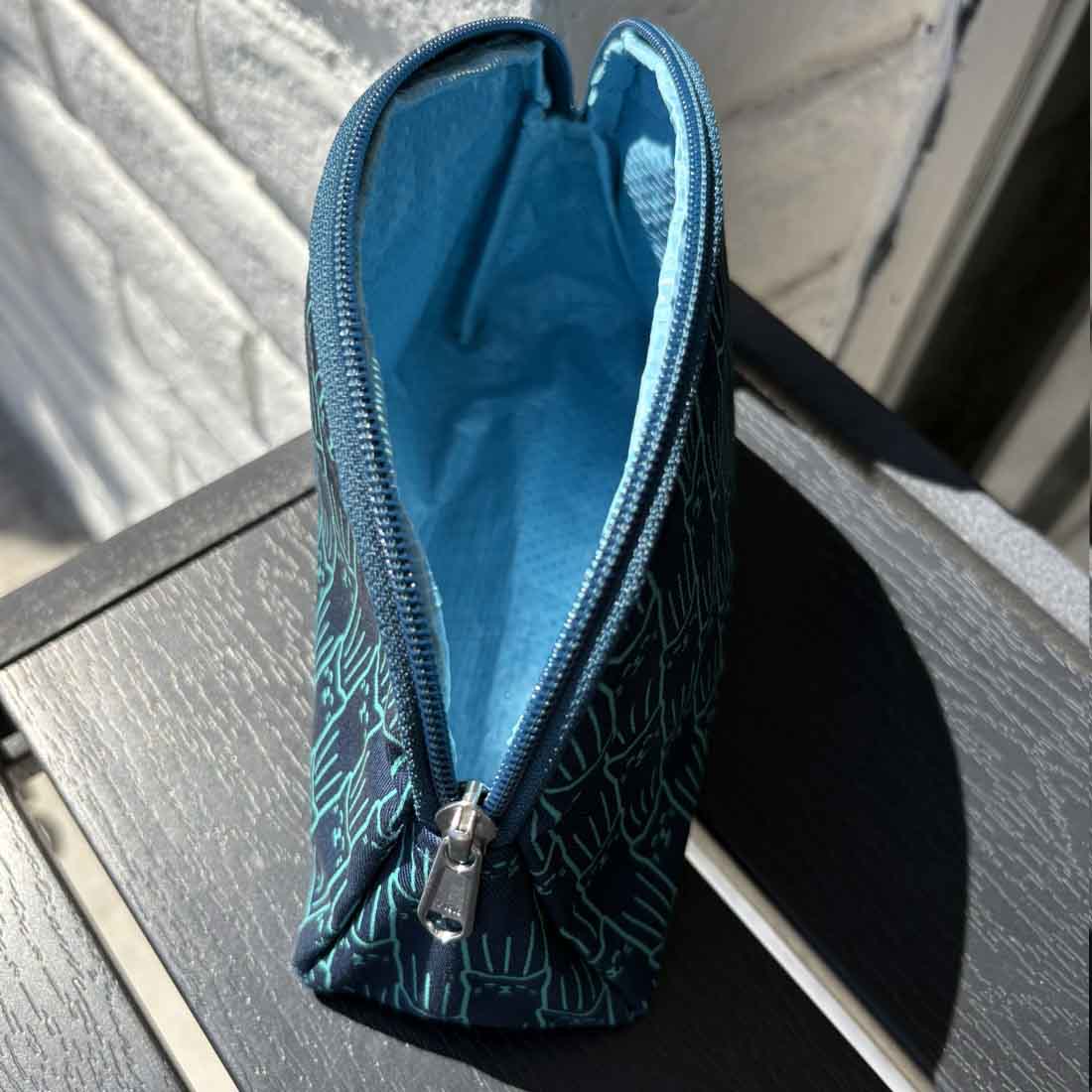 Cotton Cosmetic Case - Cat Prints - Malia Designs