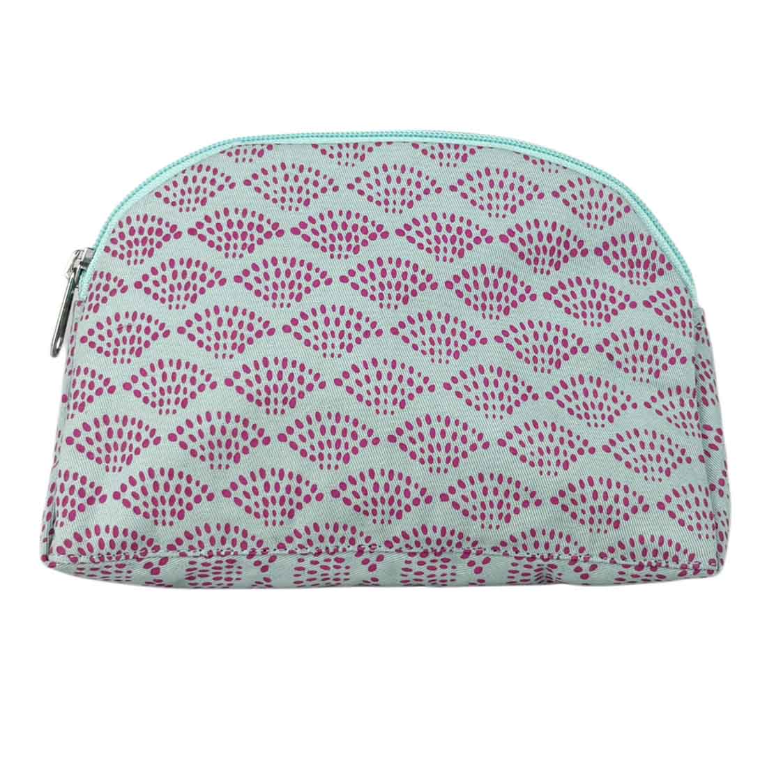 Cotton Cosmetic Case - Multipurpose Pouch - Spring Dots - Malia Designs