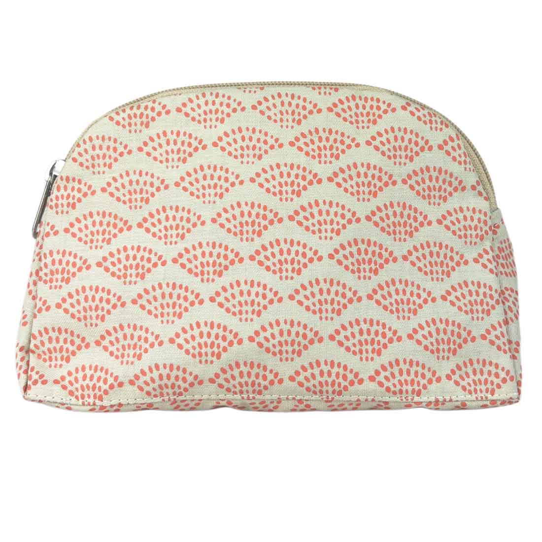 Cotton Cosmetic Case - Multipurpose Pouch - Spring Dots - Malia Designs