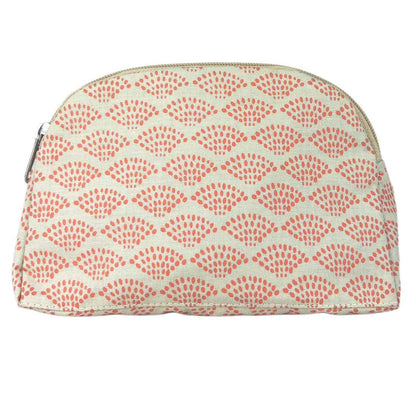 Cotton Cosmetic Case - Multipurpose Pouch - Spring Dots - Malia Designs