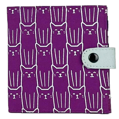 Cotton Fair Trade Wallet - Cat Prints - Malia Designs