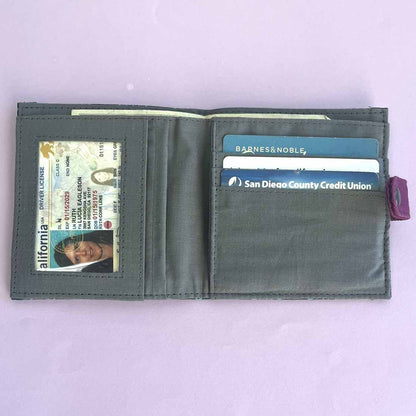 Cotton Fair Trade Wallet - Cat Prints - Malia Designs