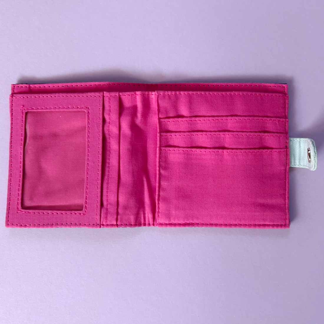 Cotton Fair Trade Wallet - Dots Print - Malia Designs