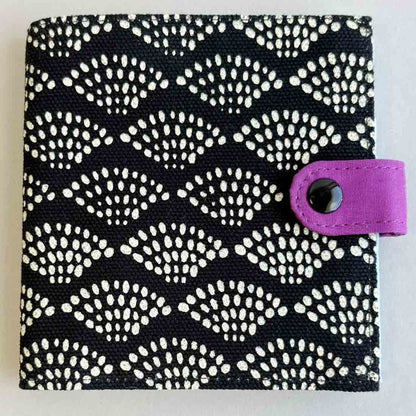 Cotton Fair Trade Wallet - Dots Print - Malia Designs