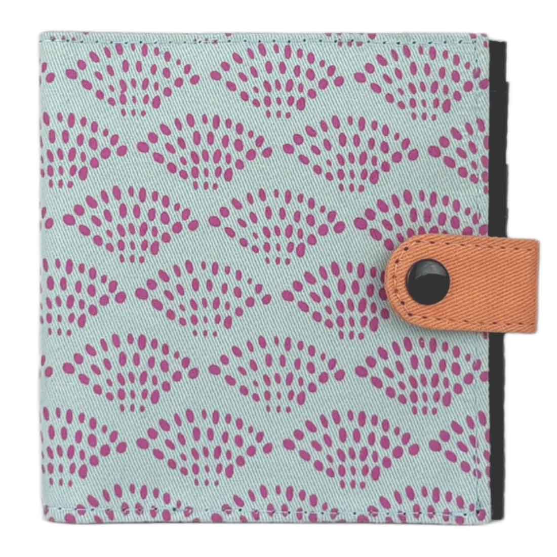 Cotton Fair Trade Wallet - Spring Dots - Malia Designs