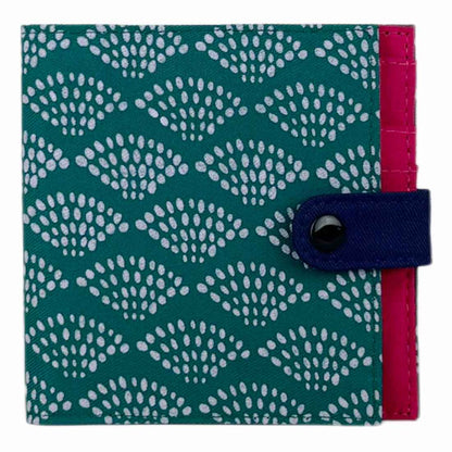 Cotton Fair Trade Wallet - Spring Dots - Malia Designs
