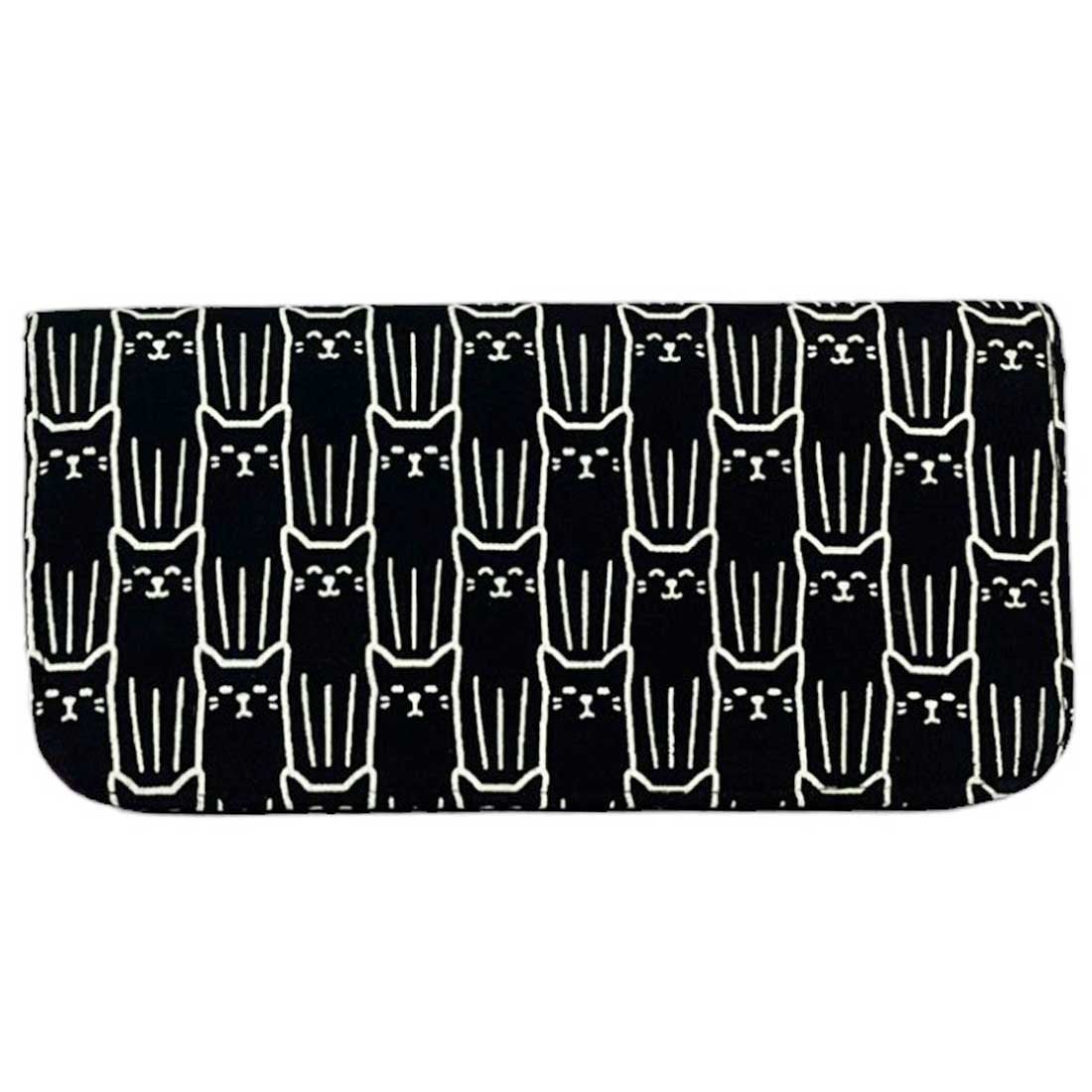 Cotton Long Wallet - Cat Prints - Malia Designs