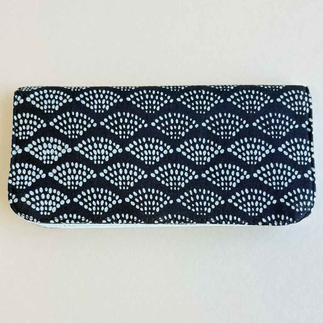 Cotton Long Wallet - Dots Print - Malia Designs