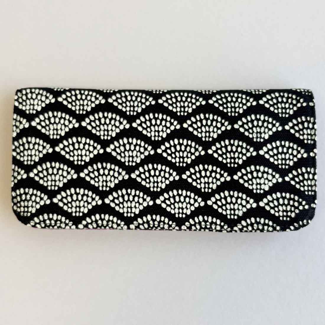 Cotton Long Wallet - Dots Print - Malia Designs