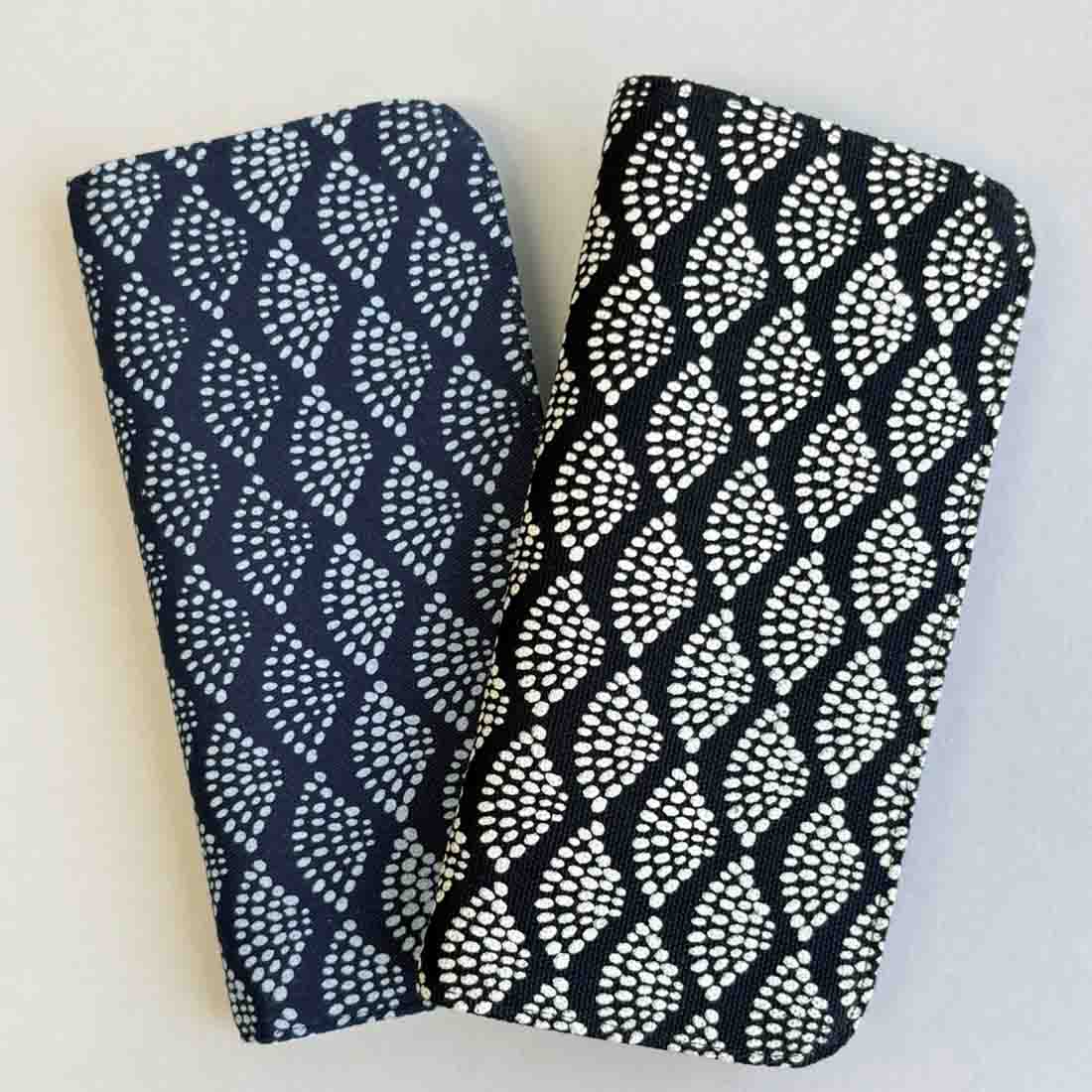 Cotton Long Wallet - Dots Print - Malia Designs