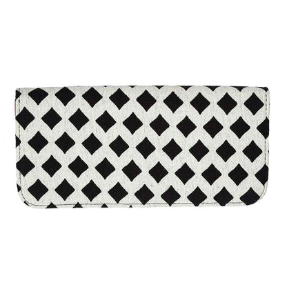 Cotton Long Wallet - Geometric Prints - Malia Designs