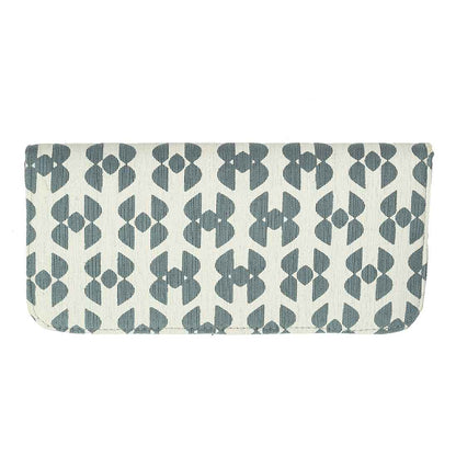 Cotton Long Wallet - Geometric Prints - Malia Designs