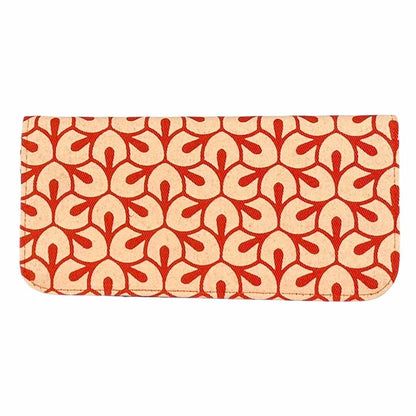 Cotton Long Wallet - Leaf Prints - Malia Designs