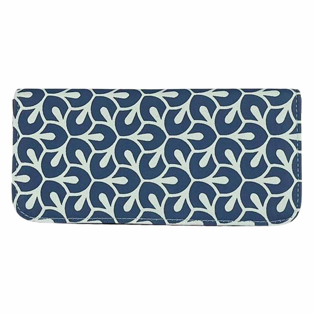 Cotton Long Wallet - Leaf Prints - Malia Designs