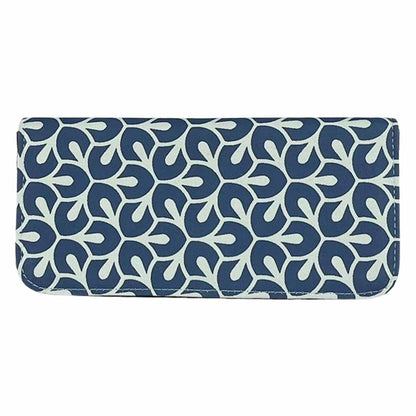 Cotton Long Wallet - Leaf Prints - Malia Designs