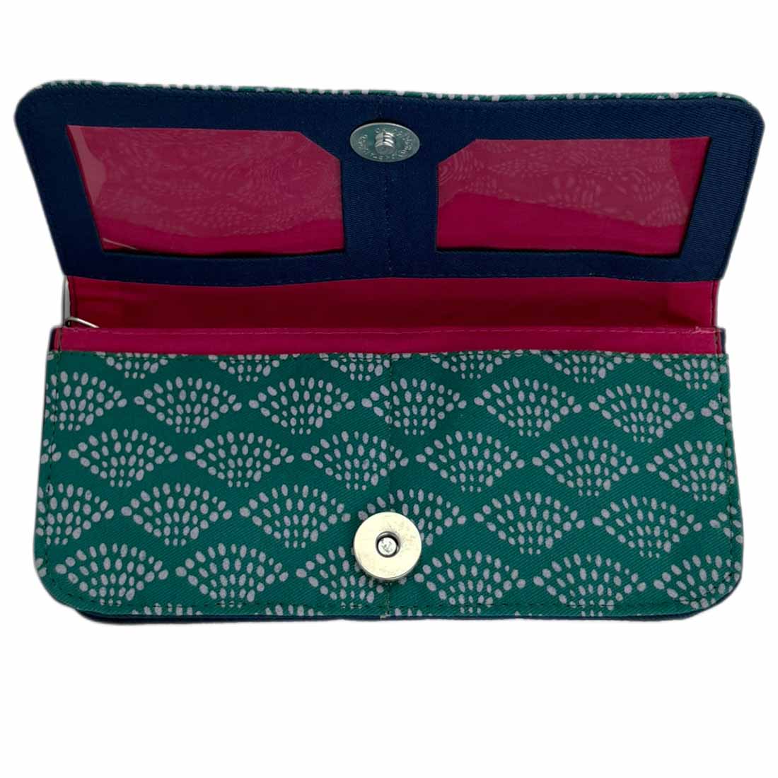 Cotton Long Wallet - Spring Dots - Malia Designs