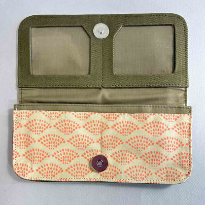Cotton Long Wallet - Spring Dots - Malia Designs