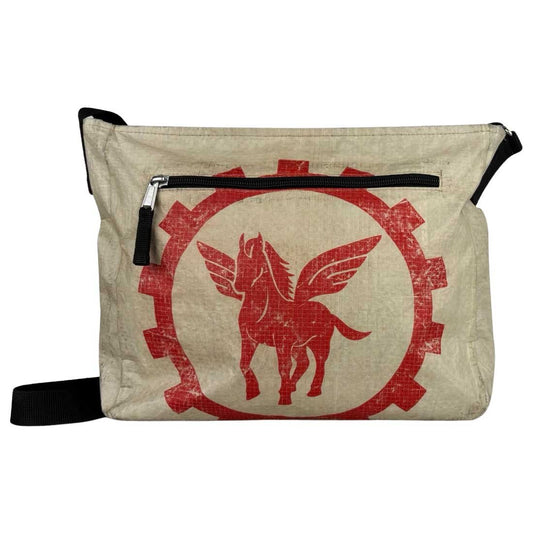 Medium Recycled Cement Crossbody Bag - Malia Designs