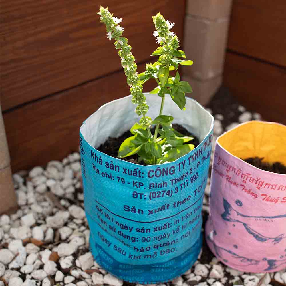 Medium Recycled Planter - Malia Designs