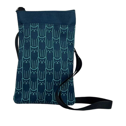 Mini Phone Crossbody - Cat Prints - Malia Designs