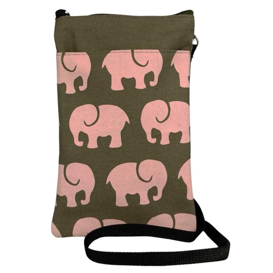 Mini Phone Crossbody - Elephant Prints - Malia Designs