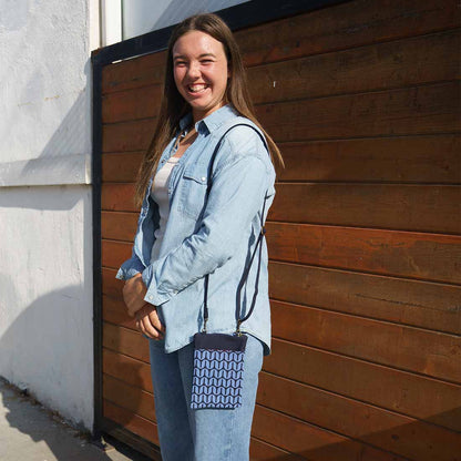 Mini Phone Crossbody - Geometric Prints - Malia Designs