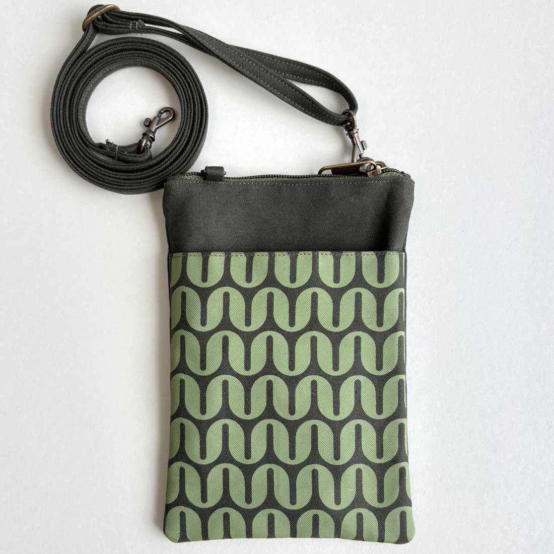 Mini Phone Crossbody - Geometric Prints - Malia Designs