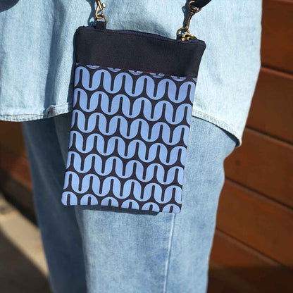 Mini Phone Crossbody - Geometric Prints - Malia Designs