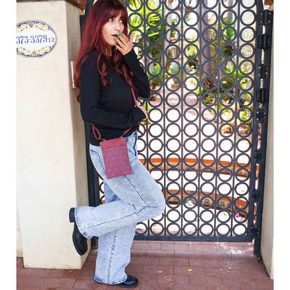 Mini Phone Crossbody - Geometric Prints - Malia Designs