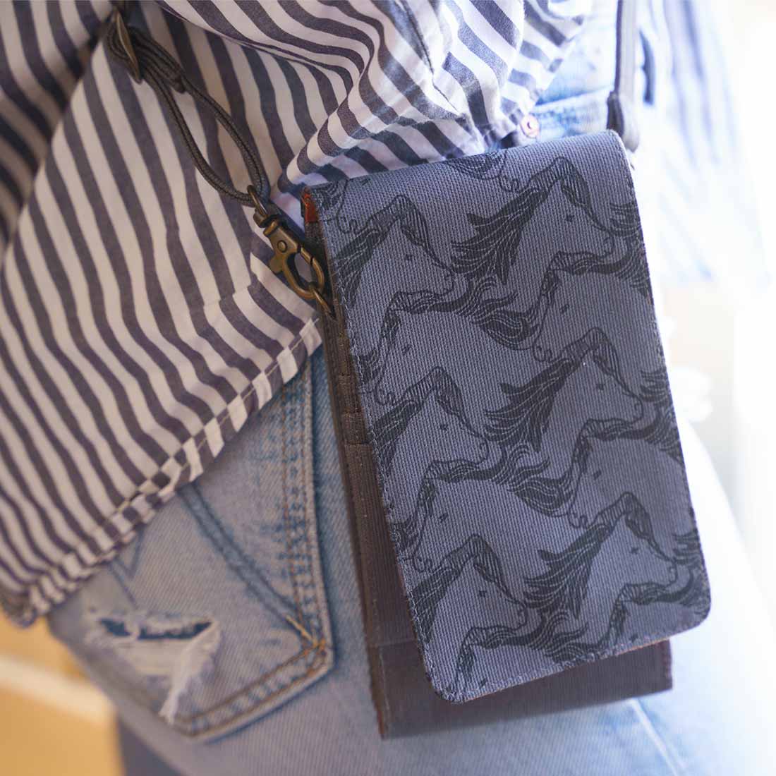 Phone Case Wallet - Horse Print - Malia Designs