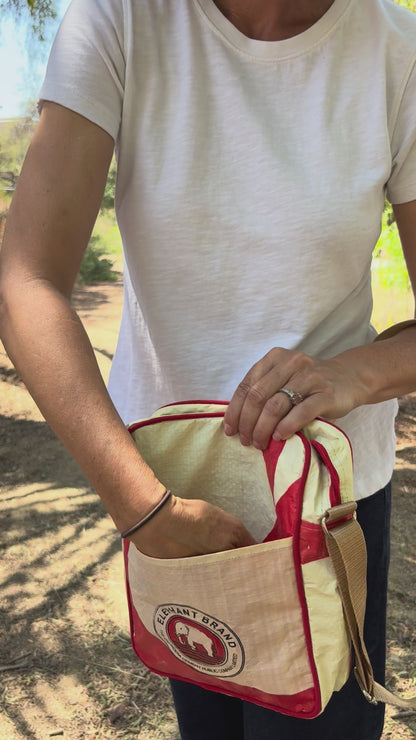 Recycled Cement Crossbody Bag