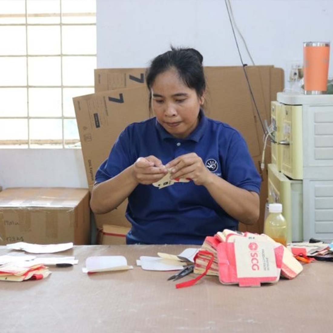 Recycled Cement Card Holder Pegasus - Malia Designs