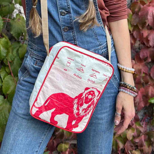 Recycled Cement Crossbody Bag - Malia Designs