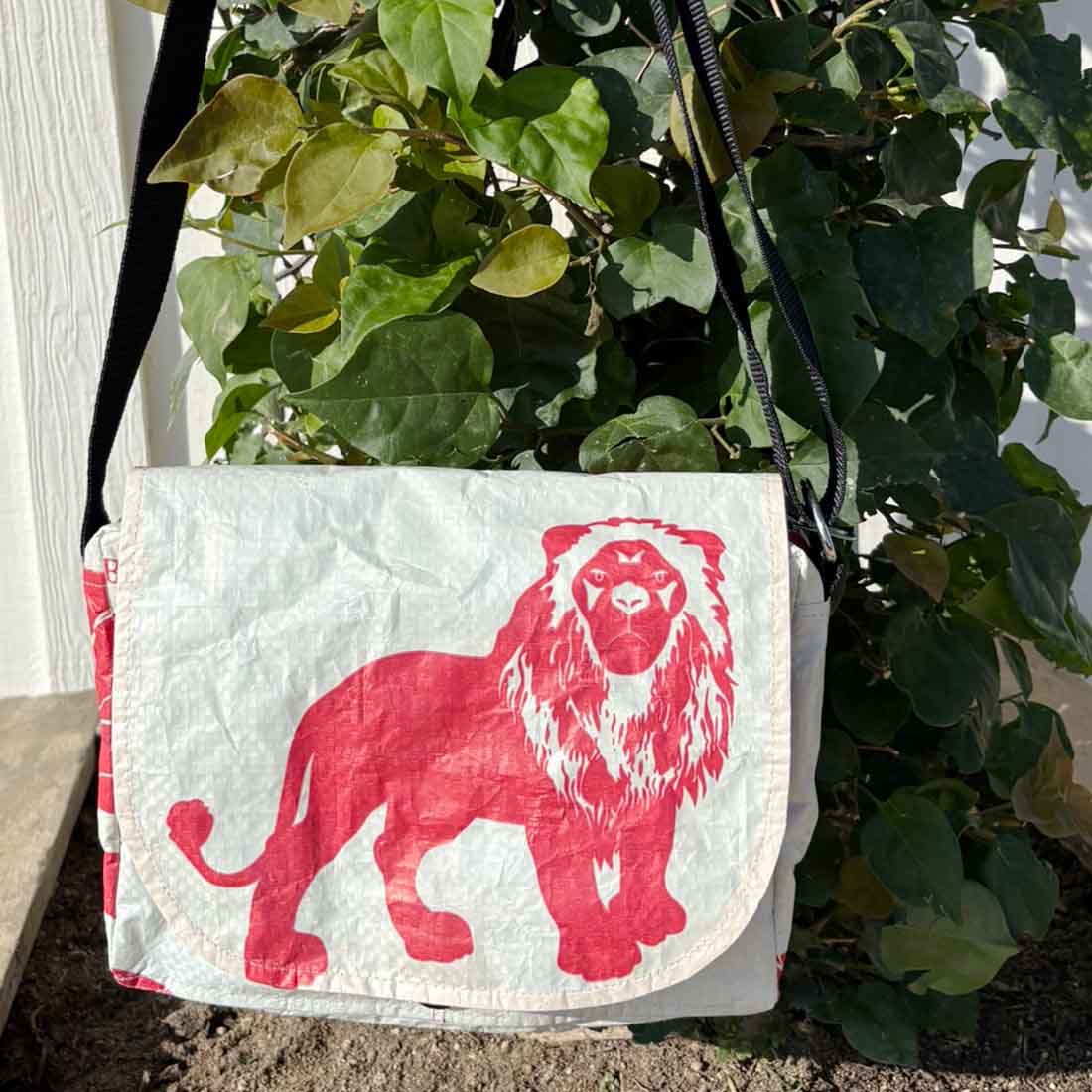 Recycled Cement Small Messenger - Malia Designs
