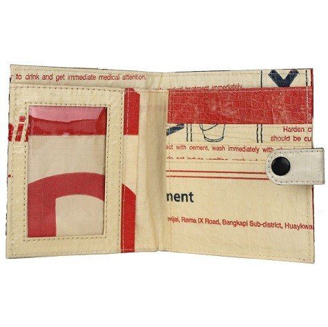 Recycled Cement Square Wallet - Malia Designs