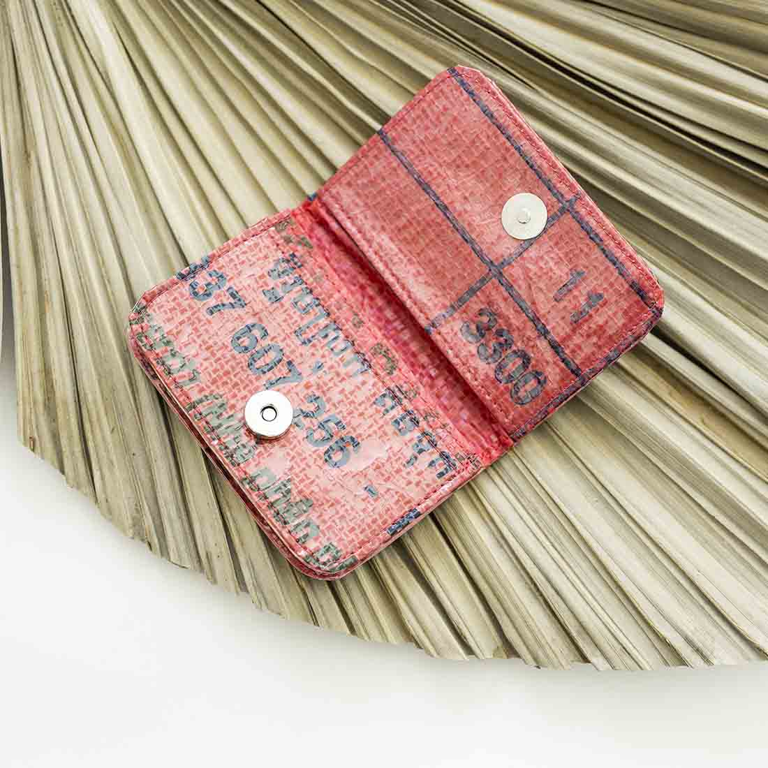 Recycled Feed Bag Cardholder - Malia Designs