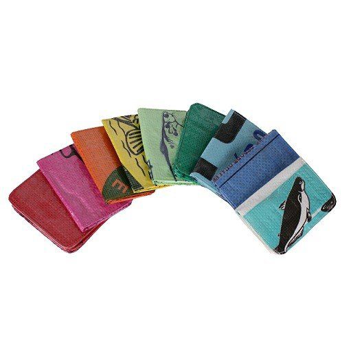 Recycled Feed Bag Cardholder - Malia Designs