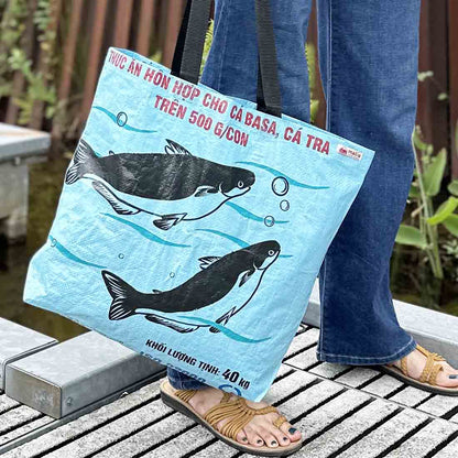 Recycled Shopping Tote - Malia Designs